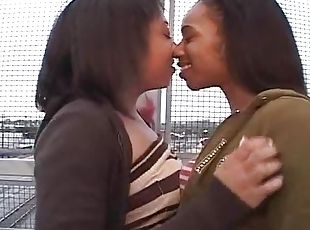 College Sweethearts With Two Hot Sluts Lesbian Interracial