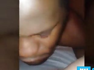 Interracial pussy eating