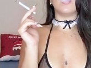 cul, masturbation, orgasme, brésil, doigtage, fétiche, fumer
