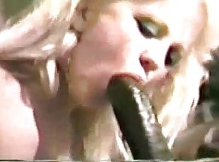 Retro  sexy blonde rides a huge black cock  more on onlineporn.ml