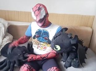 Carnage and another new friend in bed