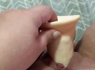 Close up view of another masturbating session