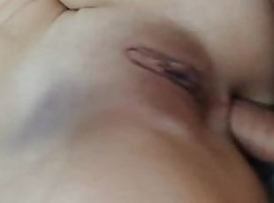 Real anal, homemade close-up