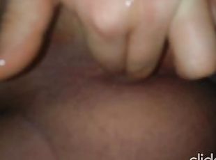 Fingering my virgin asshole rough