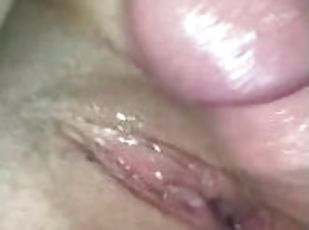 cul, amateur, énorme-bite, ejaculation, mignonne, vagin, brunette, bite