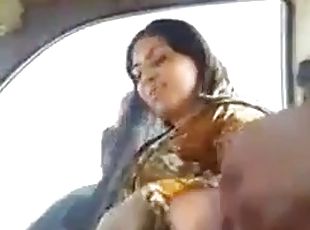 blowjob-seks-dengan-mengisap-penis, hindu, mobil, bokong