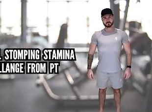 CBT ball stomping stamina challange from personal trainer