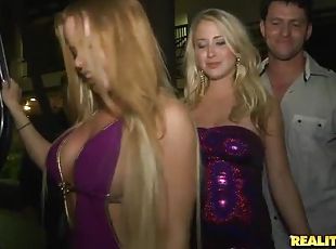 Hot Blondes Getting Drilled In the Middle Of the Dance Floor