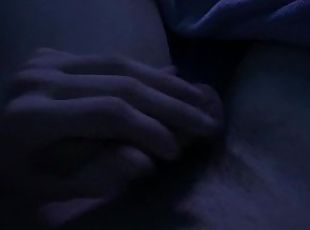 Late night jerk-off session with bf
