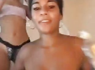 lesbian-lesbian, webcam, dansa, spanyol, celana-dalam