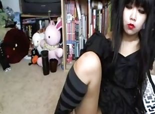 Asian Emo girls in top solo cam show