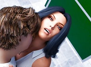 Anna Exciting Affection AWAM - Sex scene 24 enters Annas mouth - 3d game