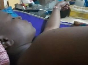 African MILF wake-up and find my thick cock inside her tight pussy
