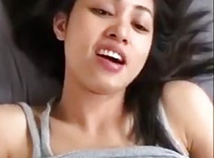 Asian American babe surrenders to huge cock, free content onlyfans