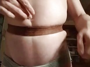 Belly inflation with the belt