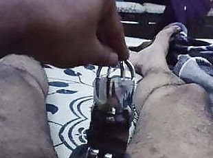 My new tight chastity cage