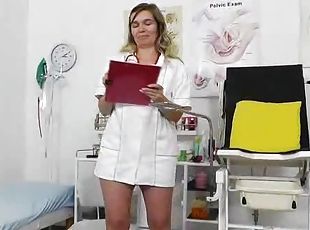 ممرضة, كس-pussy, هواة, ناضجة, ساقين