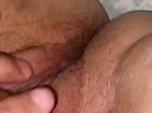 Magic fingers in my wifes tight pussy