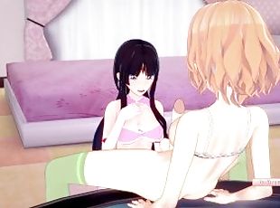 babe, oral-seks, japonca, vajinadan-sızan-sperm, sarışın, animasyon, pornografik-içerikli-anime, 3d, yarak
