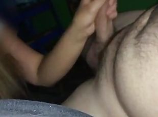 Recording hot wife sucking off best friends cock