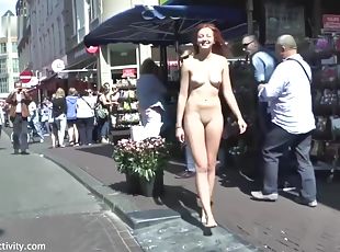 nudist, udendørs, offentlig, fetish, tjekkisk