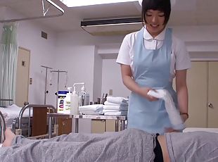 asiatique, infirmière, fellation, hardcore, japonais, couple, uniformes, réalité