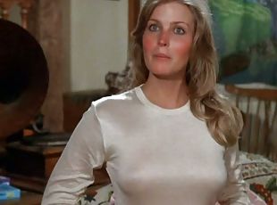Perfect Blonde Bo Derek Exposes her Hot Rack In a Tight Shirt