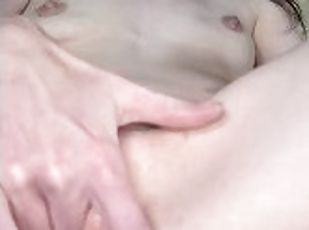 Milf stretching pussy, husband gives helping hand, I orgasm and squirt so much, 3 dildos
