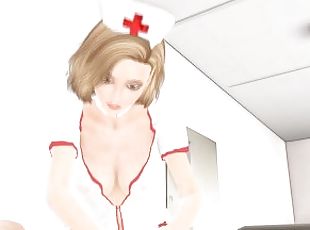 enfermera, doctor, adolescente, hardcore, rubia, cabalgando, hospital, uniforme, morena