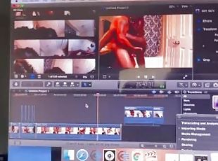 Making porn while editing porn