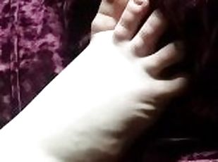 First of many feet videos to cum