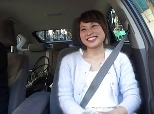 A road trip ends with this Japanese girl getting fucked hard
