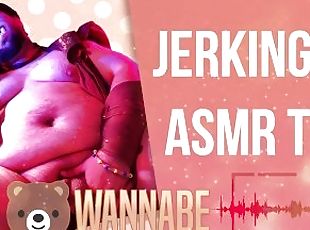Gay Bear jerking off and cumming ASMR [Audio]