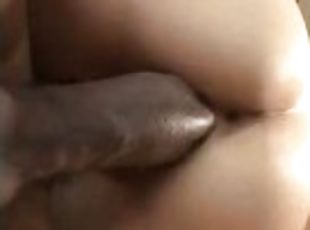 Tight Pussy Hot Petite Young Asian rides the Big Black Guys Huge Cock and takes all the sperm in hi