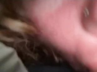 Sneaky road dome to get my sexy bf to cum in my mouth