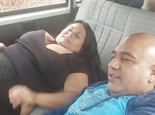 Hot wife and BULL almost caught having sex by police