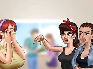 Summertime Saga Reworked - 5 In The School Toilets by MissKitty2K