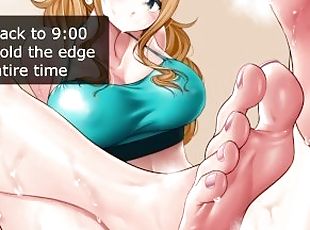 stopy, pov, anime, hentai, poniżenie, kobieca-dominacja