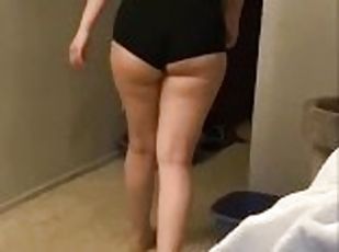 Big Booty Latina Maid Gets Fucked After Walking around In Underwear