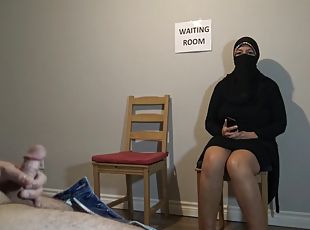 maszturbálás, feleség, arab, villantás