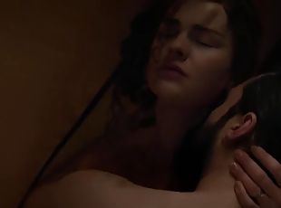 Sophie Skelton bare butt and sex