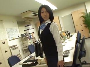 مكتب-office, سكرتيرة, يابانية, تحول-جنسي