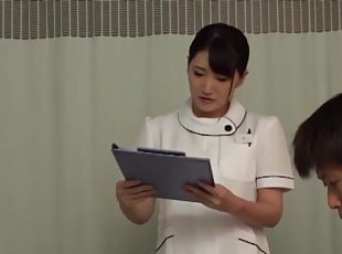 krankenschwester, japanier, paar, höschen, tracht