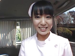 медсестра, японки, отсос-на-камеру, униформа