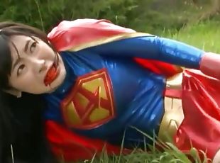 Japanese Superheroine Cosplay Movie with Fetish Scenes