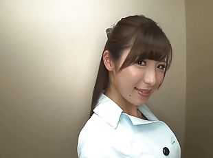 POV video of cute Japanese chick Mashiro Kanna pleasuring a stranger