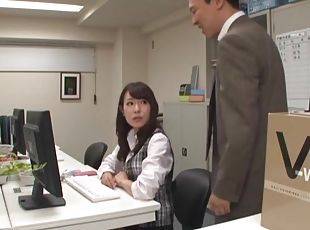 Hardcore fucking between a boss and his secretary Imai Mayumi