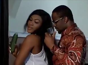 Nollywood actresses Mercy McJoe and Zubi Michael fuck in the gym