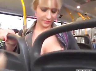 Public Blowjob in the Bus