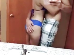 Hot teen amazing hotel sex with brother in law (hindi talk)